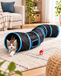 Tunnel pliable pour chat