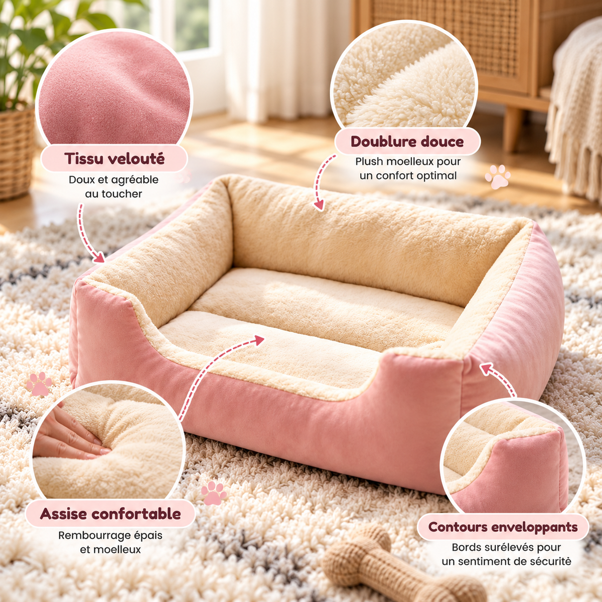 Lit douillet pour chat